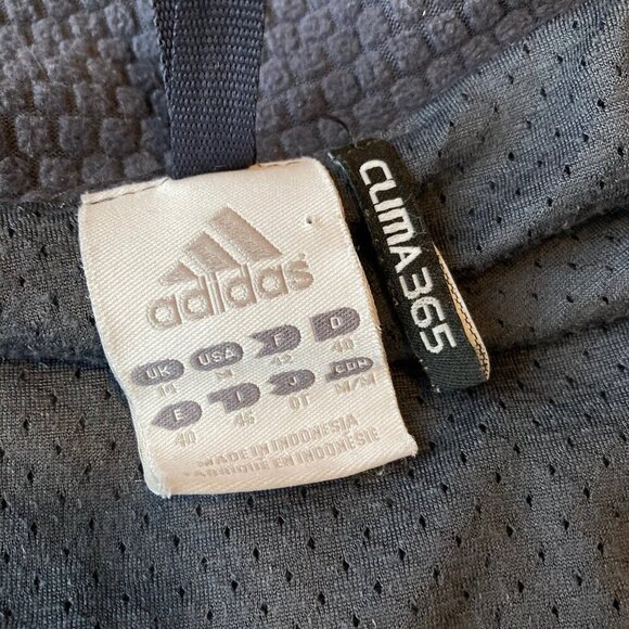 Adidas ClimaProof Convertible Fleece Lined Wind Jacket Women's M Blue - Picture 10 of 15